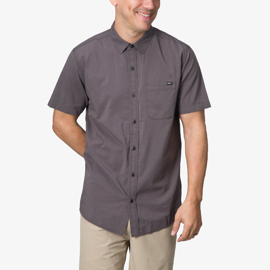 Collins Ss Wvn Shirt - Image 4