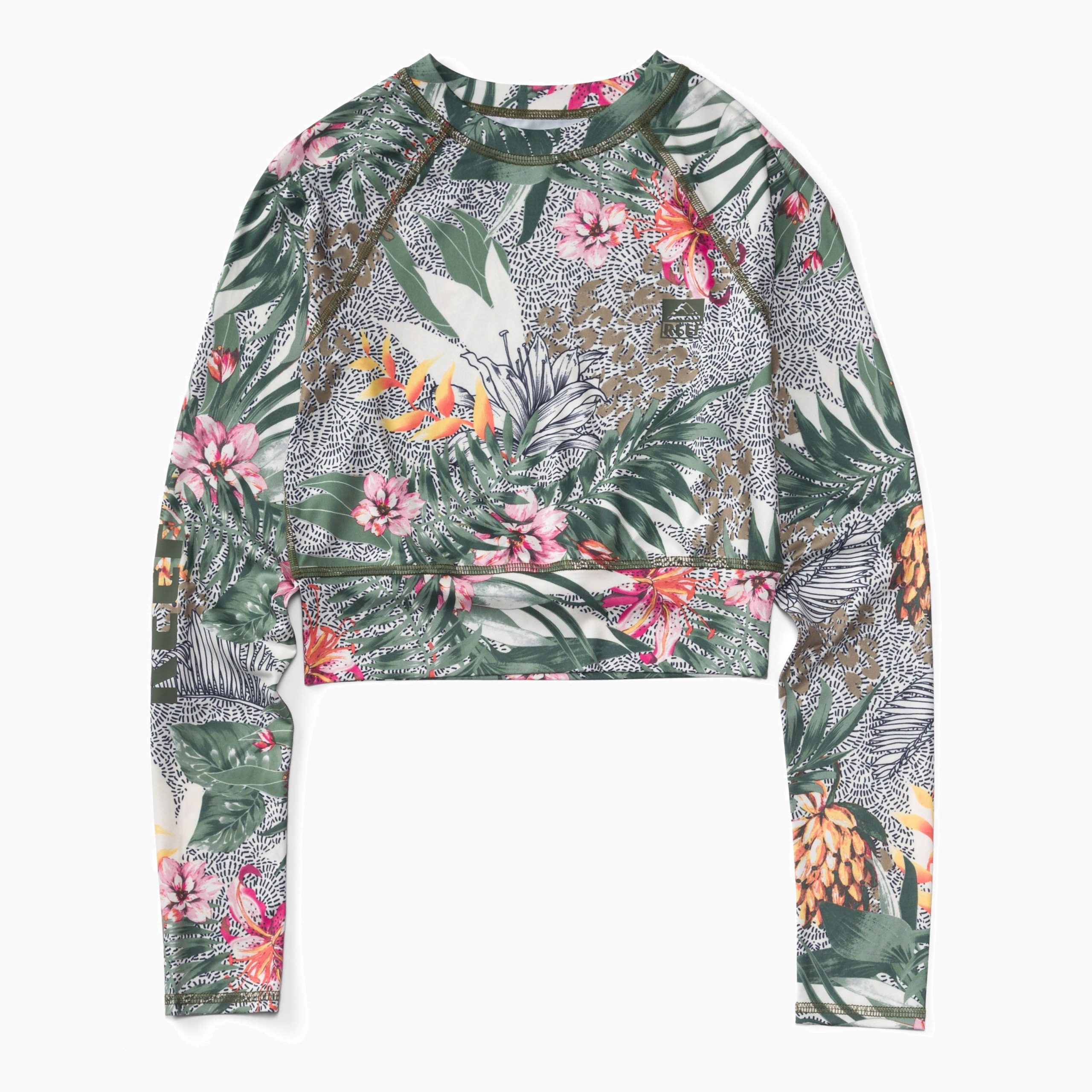 Crest Crop Long Sleeve Surf Shirt - Image 6