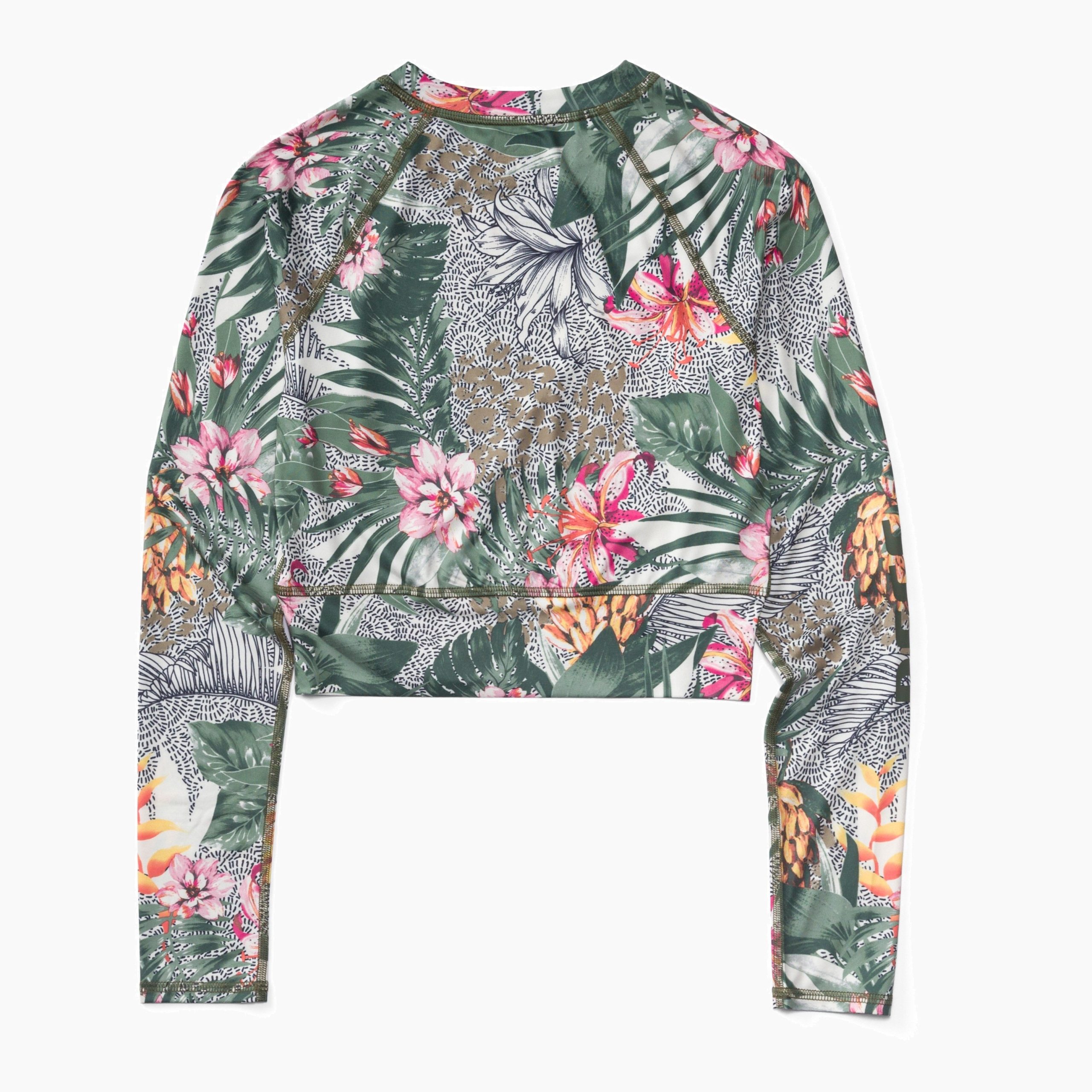 Crest Crop Long Sleeve Surf Shirt - Image 7